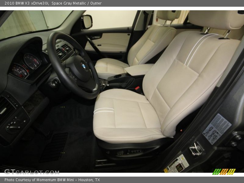 Front Seat of 2010 X3 xDrive30i