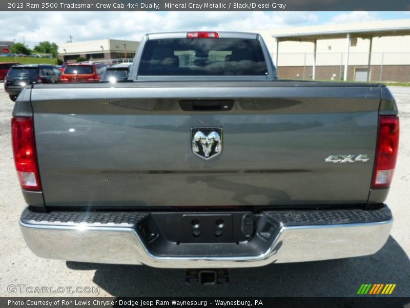 Mineral Gray Metallic / Black/Diesel Gray 2013 Ram 3500 Tradesman Crew Cab 4x4 Dually