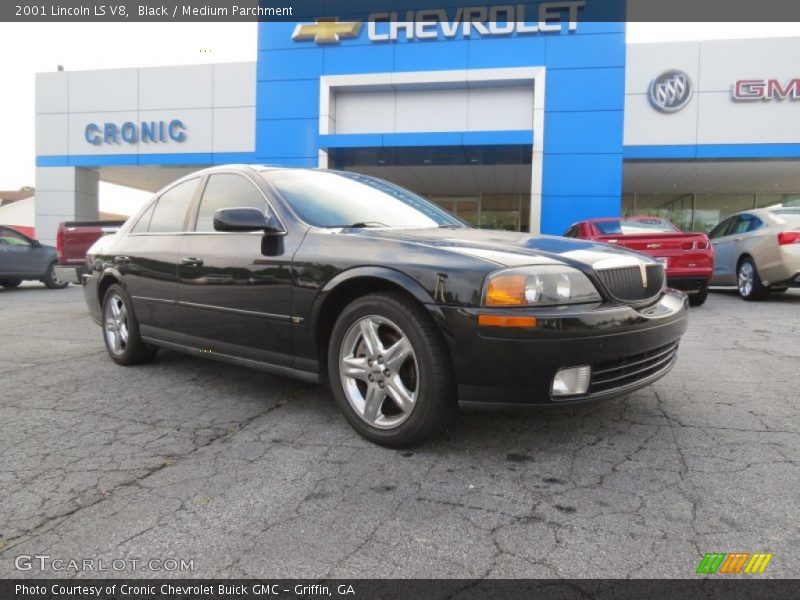 Black / Medium Parchment 2001 Lincoln LS V8