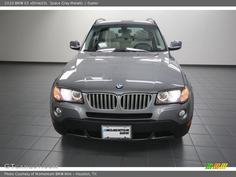 Space Gray Metallic / Oyster 2010 BMW X3 xDrive30i