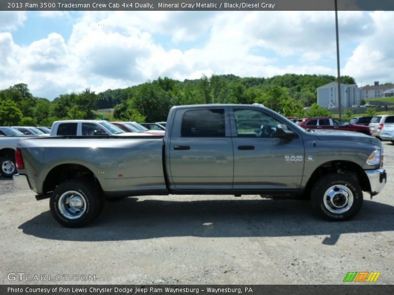 Mineral Gray Metallic / Black/Diesel Gray 2013 Ram 3500 Tradesman Crew Cab 4x4 Dually