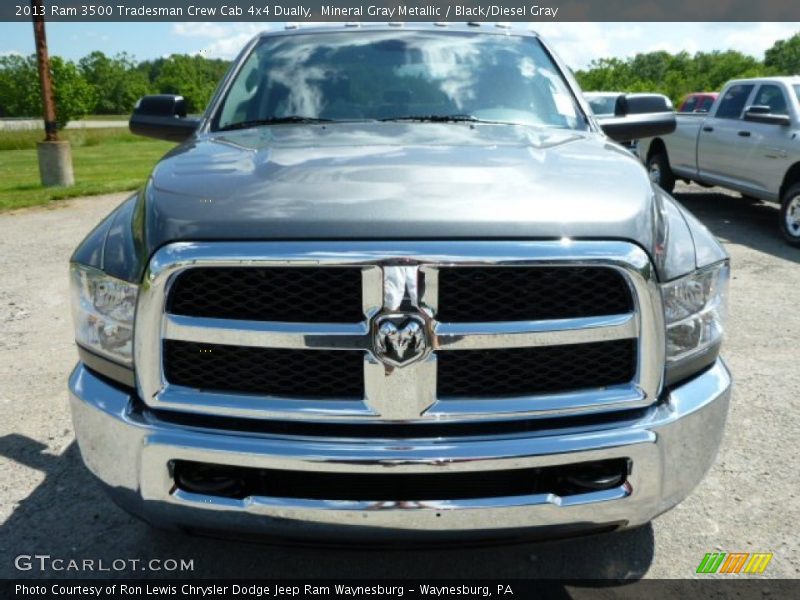 Mineral Gray Metallic / Black/Diesel Gray 2013 Ram 3500 Tradesman Crew Cab 4x4 Dually