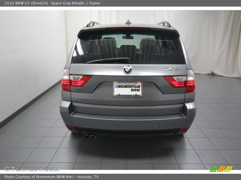 Space Gray Metallic / Oyster 2010 BMW X3 xDrive30i