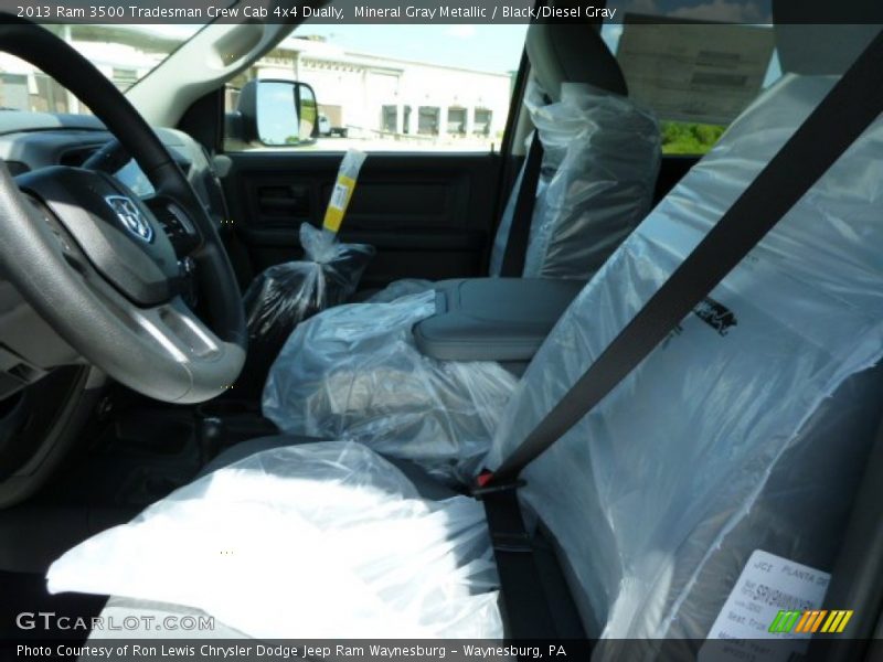 Mineral Gray Metallic / Black/Diesel Gray 2013 Ram 3500 Tradesman Crew Cab 4x4 Dually
