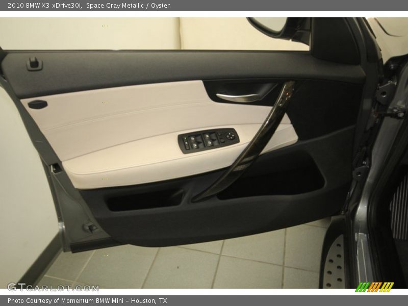 Space Gray Metallic / Oyster 2010 BMW X3 xDrive30i