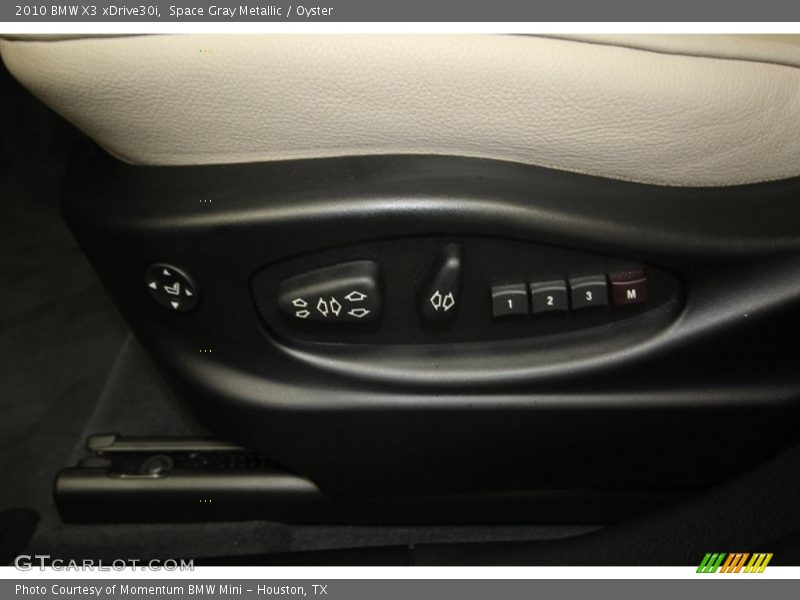 Space Gray Metallic / Oyster 2010 BMW X3 xDrive30i