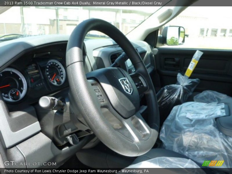 Mineral Gray Metallic / Black/Diesel Gray 2013 Ram 3500 Tradesman Crew Cab 4x4 Dually