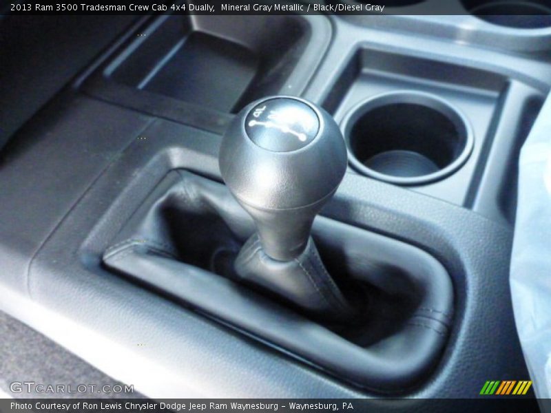 Mineral Gray Metallic / Black/Diesel Gray 2013 Ram 3500 Tradesman Crew Cab 4x4 Dually