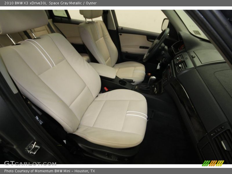 Space Gray Metallic / Oyster 2010 BMW X3 xDrive30i