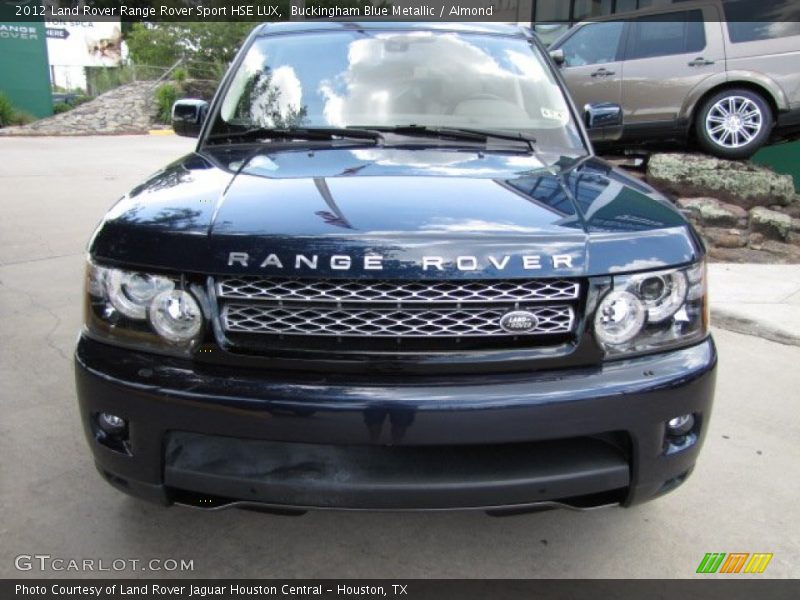 Buckingham Blue Metallic / Almond 2012 Land Rover Range Rover Sport HSE LUX