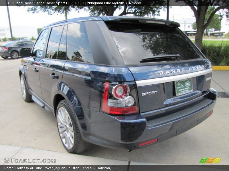 Buckingham Blue Metallic / Almond 2012 Land Rover Range Rover Sport HSE LUX