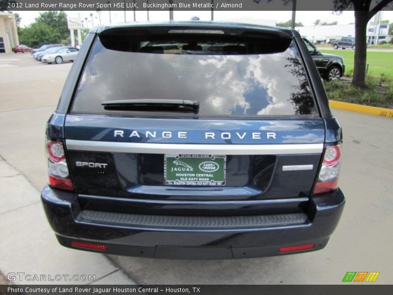 Buckingham Blue Metallic / Almond 2012 Land Rover Range Rover Sport HSE LUX