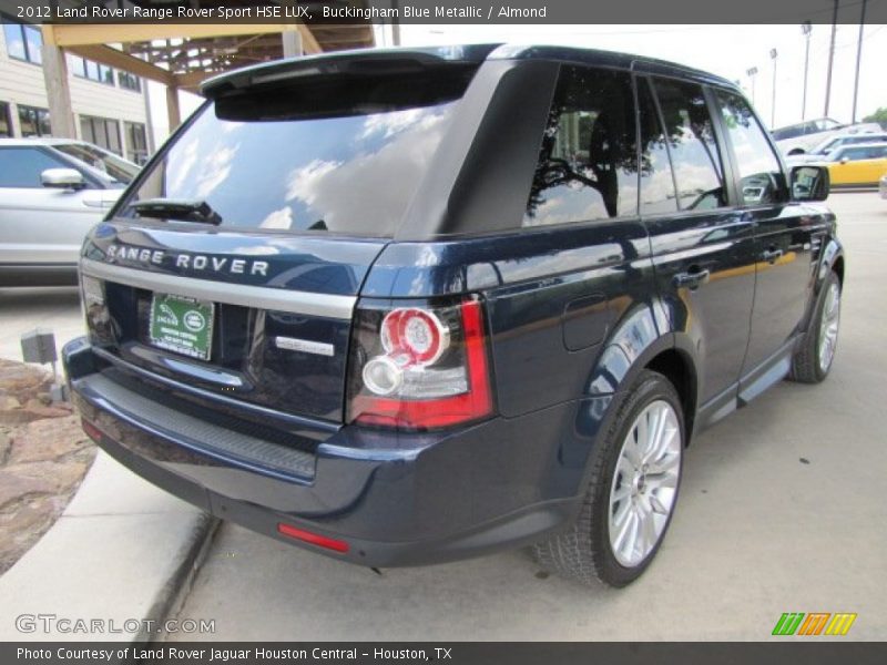 Buckingham Blue Metallic / Almond 2012 Land Rover Range Rover Sport HSE LUX