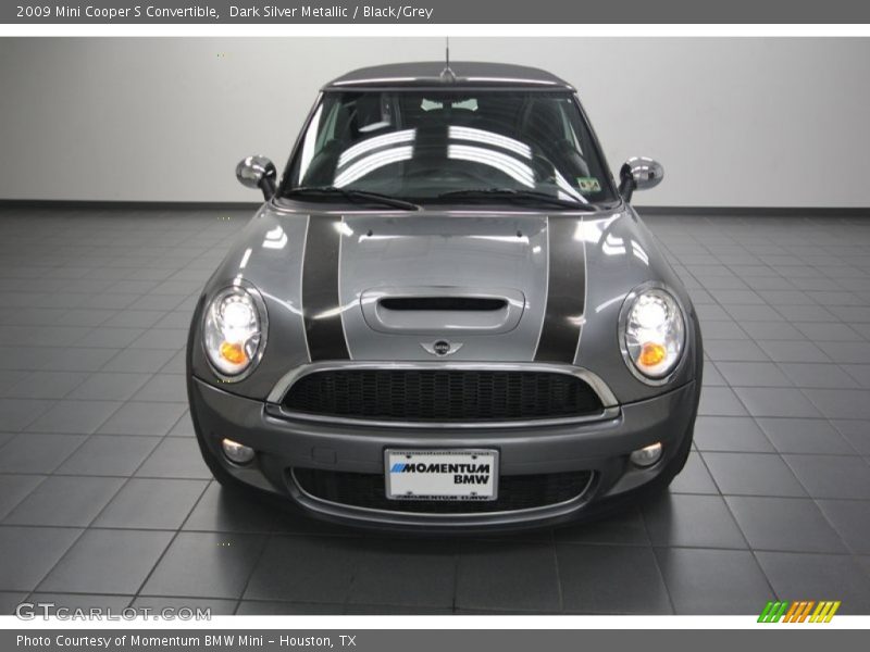 Dark Silver Metallic / Black/Grey 2009 Mini Cooper S Convertible