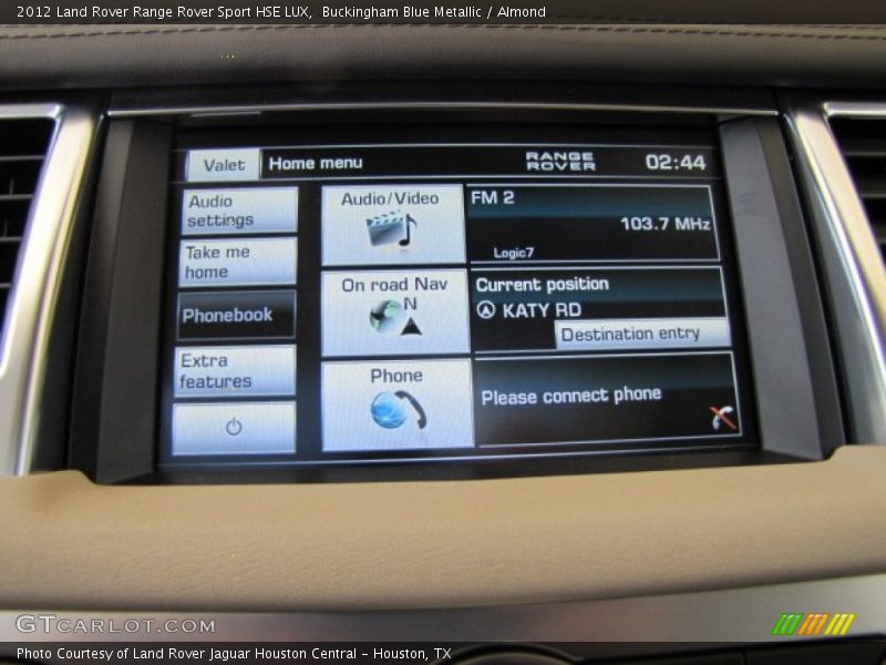 Buckingham Blue Metallic / Almond 2012 Land Rover Range Rover Sport HSE LUX