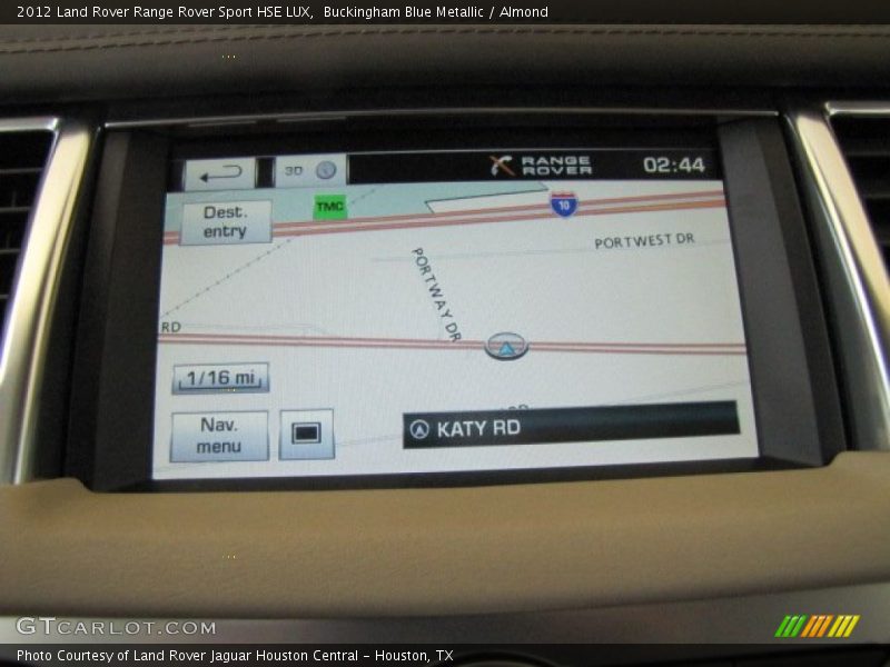 Buckingham Blue Metallic / Almond 2012 Land Rover Range Rover Sport HSE LUX