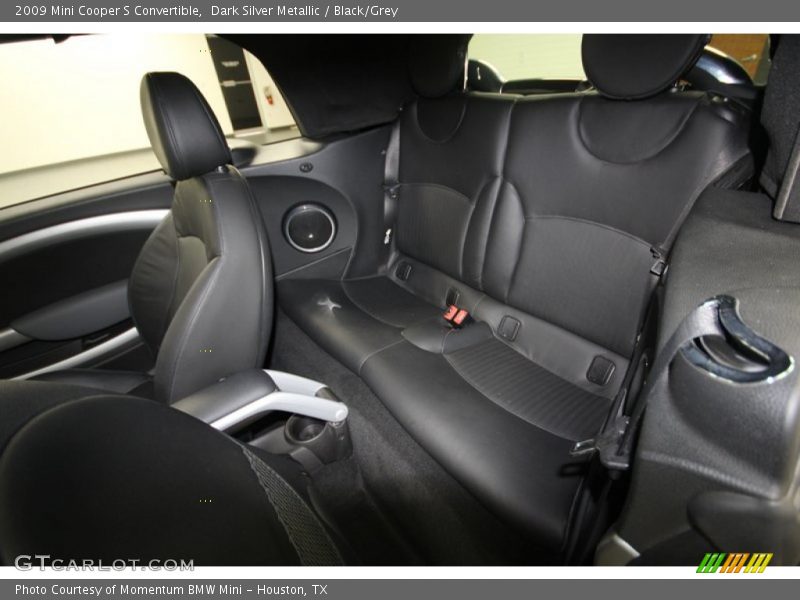 Dark Silver Metallic / Black/Grey 2009 Mini Cooper S Convertible