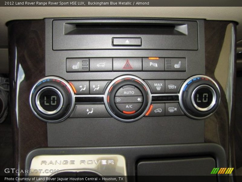 Controls of 2012 Range Rover Sport HSE LUX