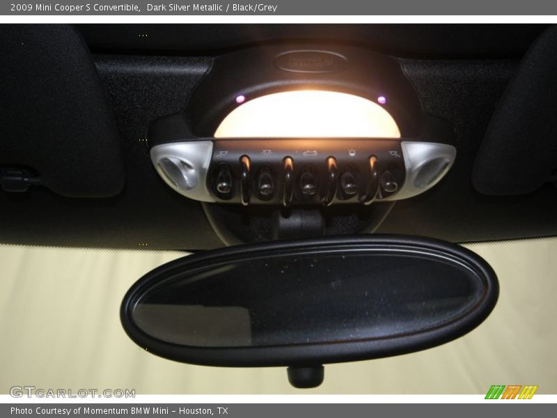 Dark Silver Metallic / Black/Grey 2009 Mini Cooper S Convertible