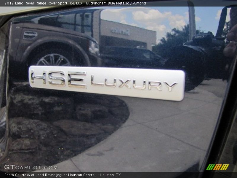 Buckingham Blue Metallic / Almond 2012 Land Rover Range Rover Sport HSE LUX