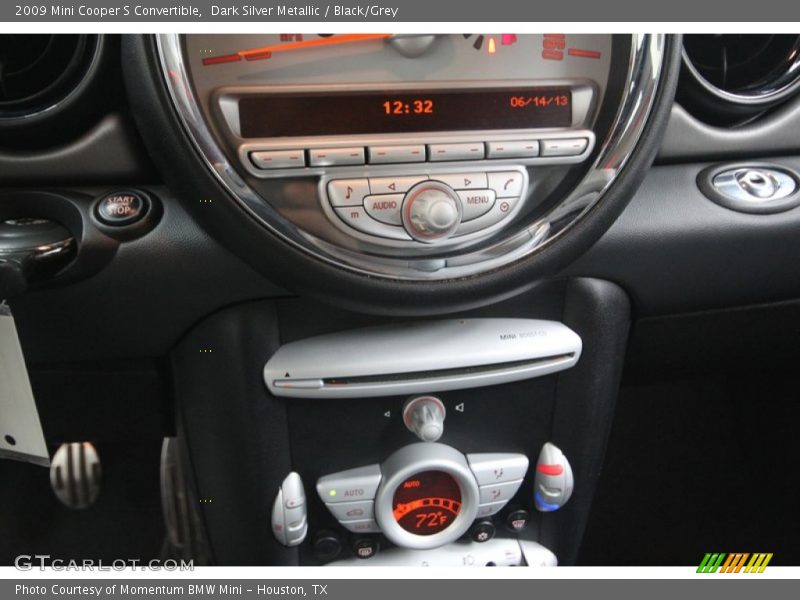 Dark Silver Metallic / Black/Grey 2009 Mini Cooper S Convertible