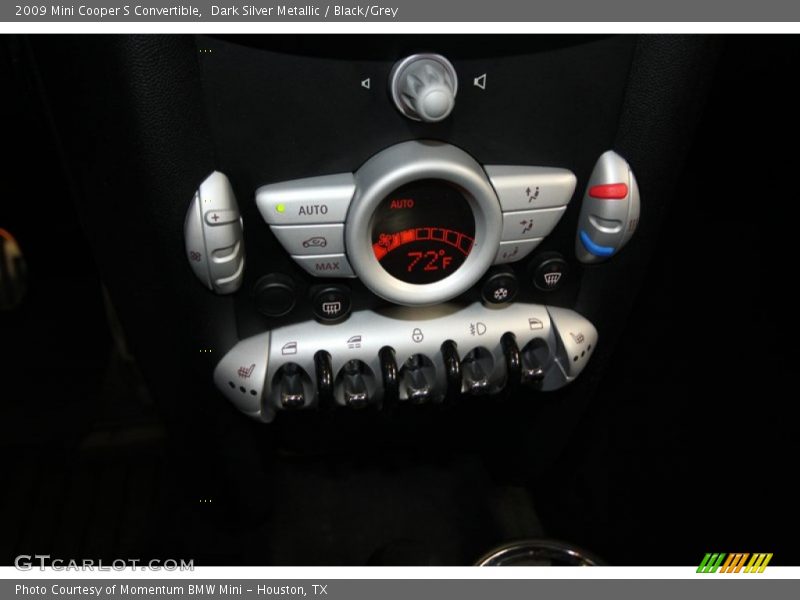 Dark Silver Metallic / Black/Grey 2009 Mini Cooper S Convertible