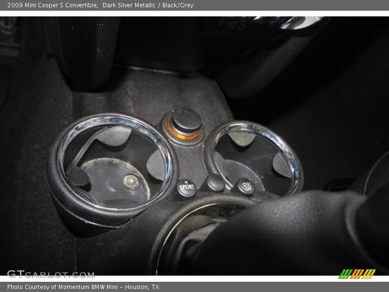 Dark Silver Metallic / Black/Grey 2009 Mini Cooper S Convertible