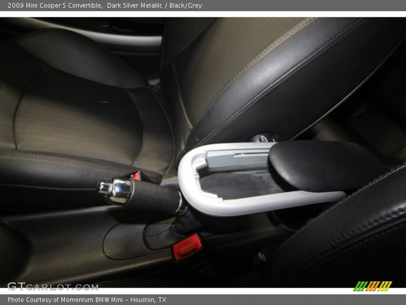 Dark Silver Metallic / Black/Grey 2009 Mini Cooper S Convertible