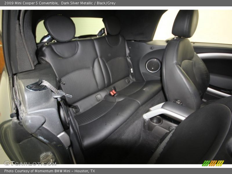 Dark Silver Metallic / Black/Grey 2009 Mini Cooper S Convertible