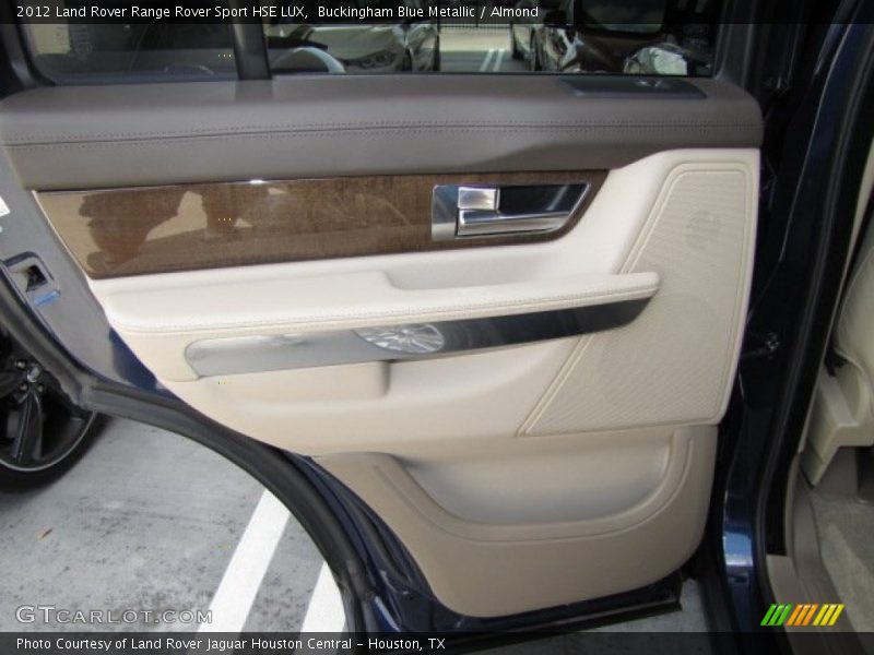 Buckingham Blue Metallic / Almond 2012 Land Rover Range Rover Sport HSE LUX
