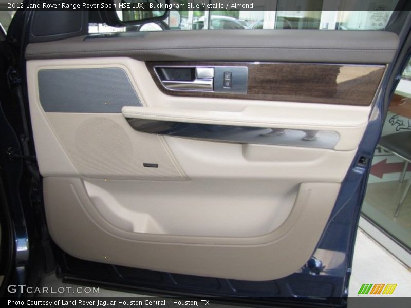Buckingham Blue Metallic / Almond 2012 Land Rover Range Rover Sport HSE LUX