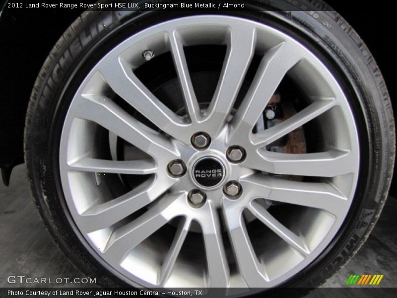 Buckingham Blue Metallic / Almond 2012 Land Rover Range Rover Sport HSE LUX
