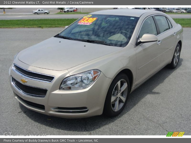 Gold Mist Metallic / Cocoa/Cashmere 2012 Chevrolet Malibu LT