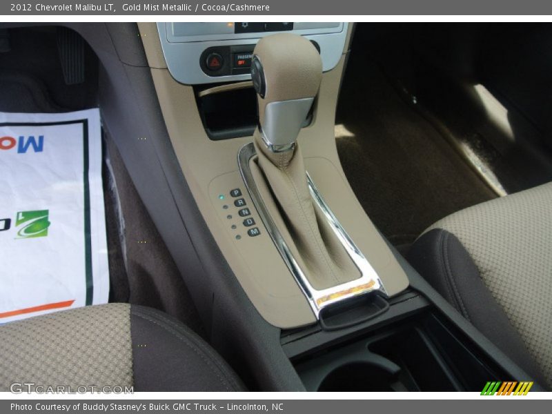 Gold Mist Metallic / Cocoa/Cashmere 2012 Chevrolet Malibu LT