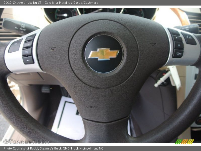 Gold Mist Metallic / Cocoa/Cashmere 2012 Chevrolet Malibu LT