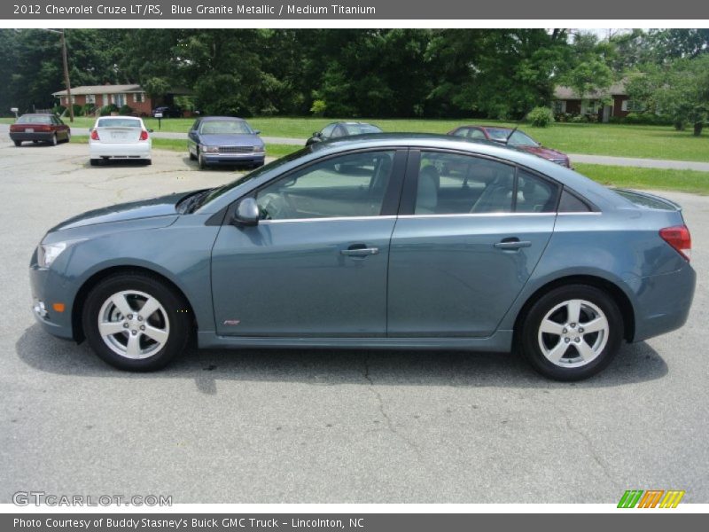 Blue Granite Metallic / Medium Titanium 2012 Chevrolet Cruze LT/RS