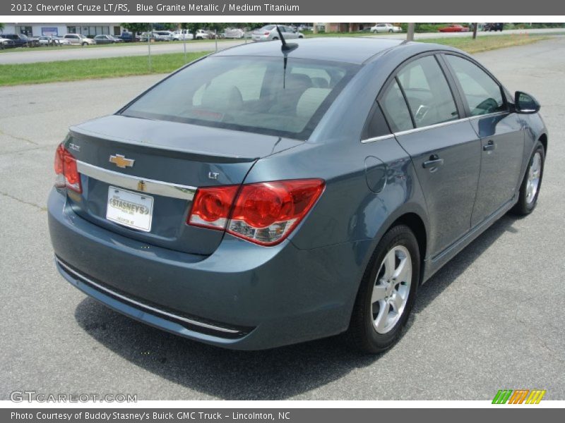 Blue Granite Metallic / Medium Titanium 2012 Chevrolet Cruze LT/RS