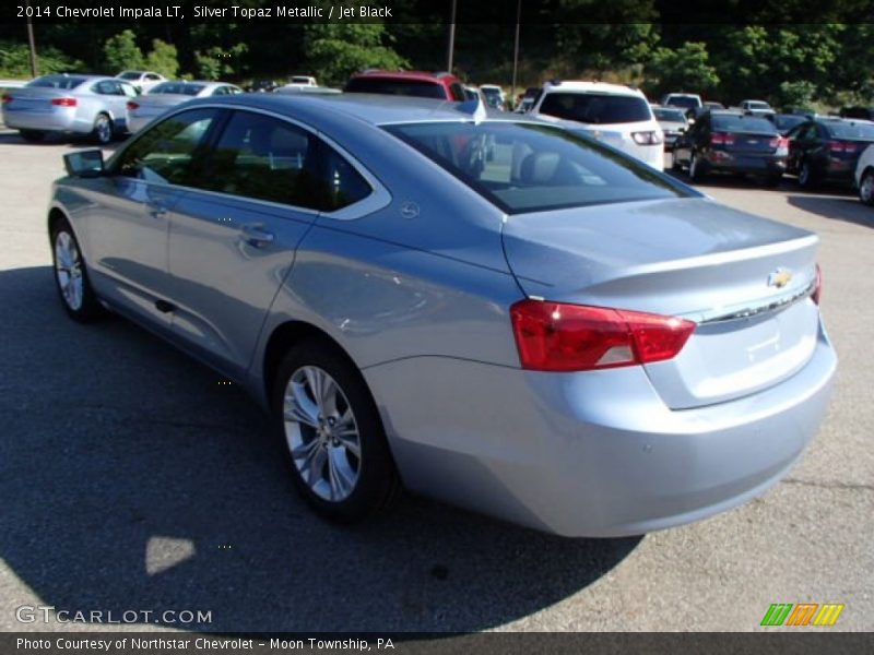 Silver Topaz Metallic / Jet Black 2014 Chevrolet Impala LT