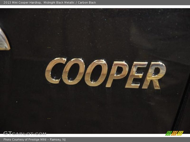 Midnight Black Metallic / Carbon Black 2013 Mini Cooper Hardtop