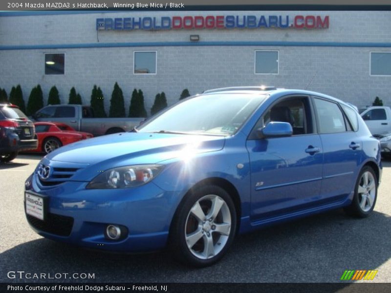 Winning Blue Mica / Black 2004 Mazda MAZDA3 s Hatchback