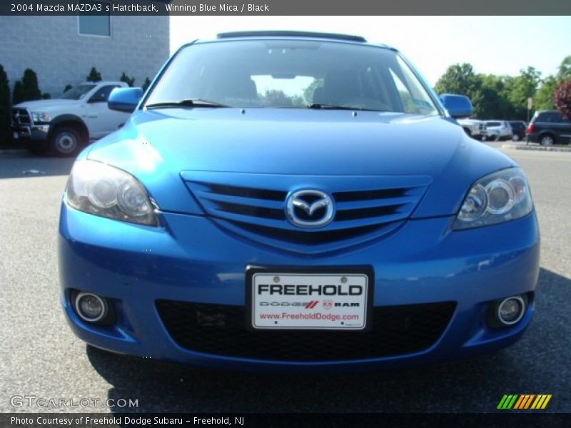 Winning Blue Mica / Black 2004 Mazda MAZDA3 s Hatchback
