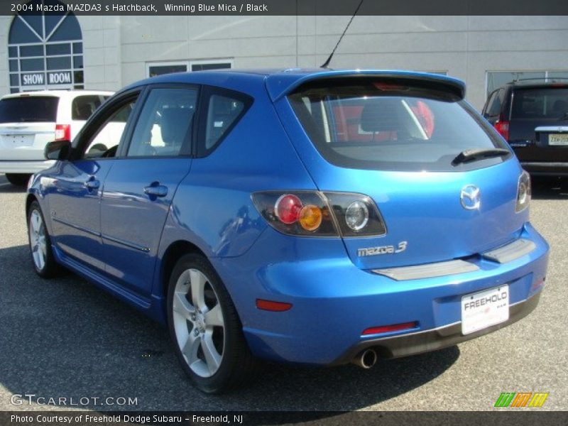 Winning Blue Mica / Black 2004 Mazda MAZDA3 s Hatchback