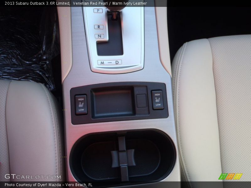 Venetian Red Pearl / Warm Ivory Leather 2013 Subaru Outback 3.6R Limited