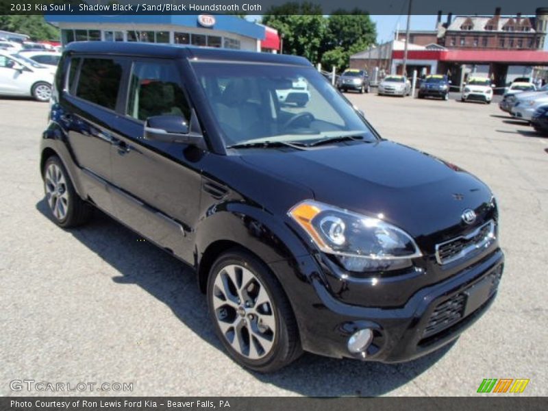 Shadow Black / Sand/Black Houndstooth Cloth 2013 Kia Soul !