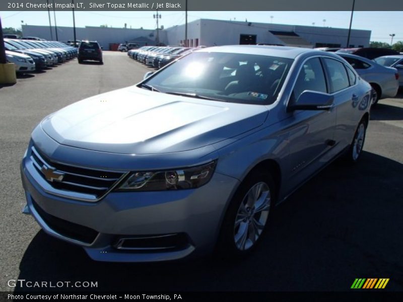 Silver Topaz Metallic / Jet Black 2014 Chevrolet Impala LT