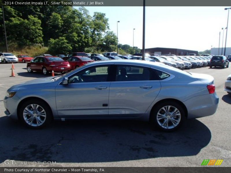 Silver Topaz Metallic / Jet Black 2014 Chevrolet Impala LT