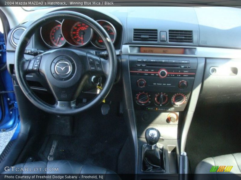 Winning Blue Mica / Black 2004 Mazda MAZDA3 s Hatchback