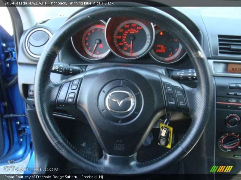 Winning Blue Mica / Black 2004 Mazda MAZDA3 s Hatchback