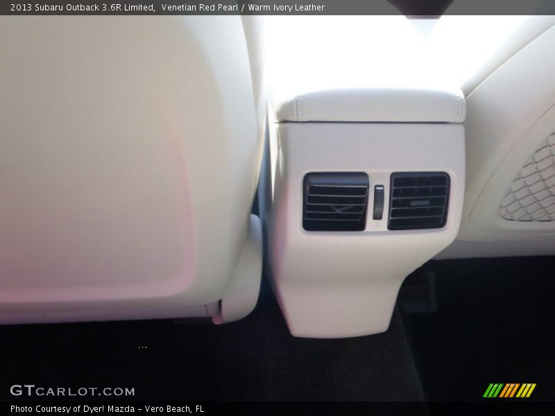 Venetian Red Pearl / Warm Ivory Leather 2013 Subaru Outback 3.6R Limited