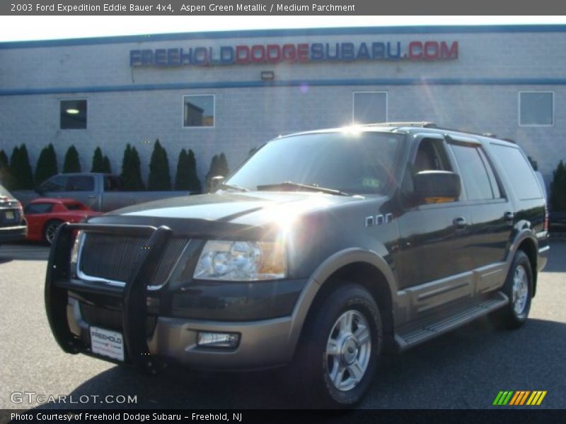 Aspen Green Metallic / Medium Parchment 2003 Ford Expedition Eddie Bauer 4x4